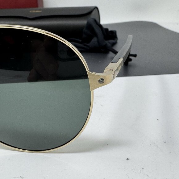 Cartier Sunglasses Aviator Polarized CT0096S-002 - Picture 3 of 16